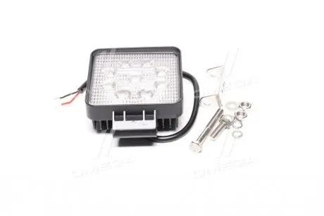 Фара LED квадр. 27W, 9 ламп, 110*164мм, 1800Lm широкий луч 12/24V 6000K (LITLEDA,) JUBANA 453701038
