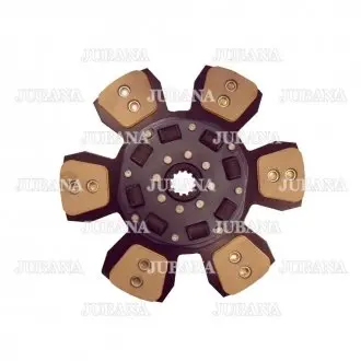 Диск сцепления ведомый МТЗ 80-1523 (сегментный) (ТМ)) JUBANA 80-1601130-A