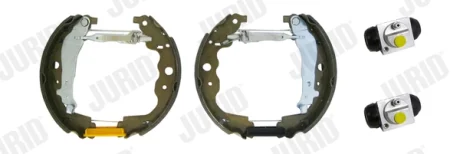 RENAULT Комплект гальмівних колодок задн. (колодки + циліндри) CLIO IV (BH_) 1.5 dCi 110 16-21 Jurid 381538J