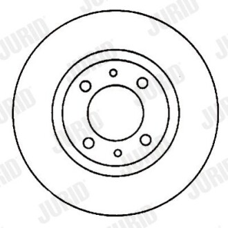 Гальмівний диск Jurid 561327J