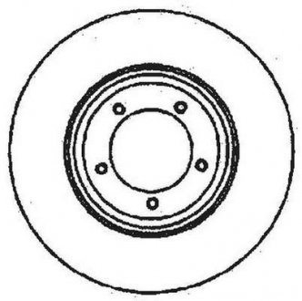 Гальмівний диск Jurid 561352JC (фото 1)