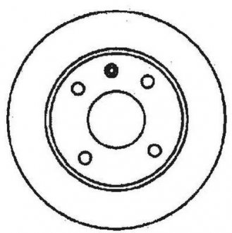 Гальмівний диск Jurid 561373J (фото 1)