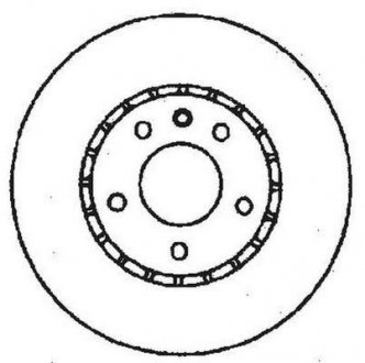 Тормозной диск Jurid 561406J (фото 1)