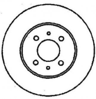 Тормозной диск передний Alfa Romeo / Fiat / Lancia / Nissan Jurid 561469JC (фото 1)