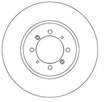 Тормозной диск Jurid 561474J (фото 1)
