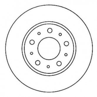 Тормозной диск передний Volvo 850, 940, C70, S70, S90, V70, V90, XC70 (1996->) Jurid 561866JC (фото 1)