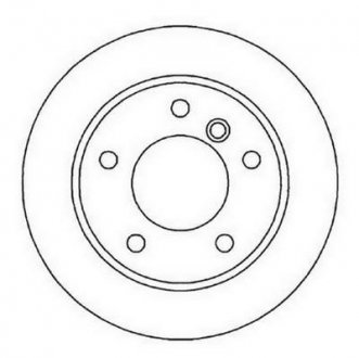 Тормозной диск задний BMW 3-Series Jurid 562003JC (фото 1)
