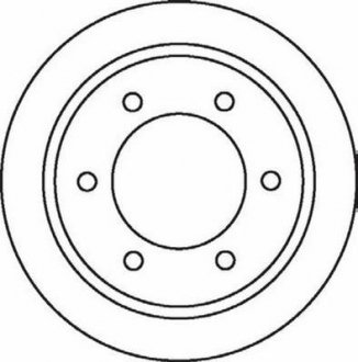 Тормозной диск Jurid 562073J (фото 1)