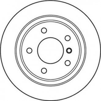 Тормозной диск задний BMW 3-Series Jurid 562094JC (фото 1)