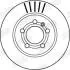 Тормозной диск задний Audi A3, TT / VW Bora, Golf IV, New Beetle / Seat Leon, Toledo II / Skoda Oct Jurid 562133JC (фото 2)