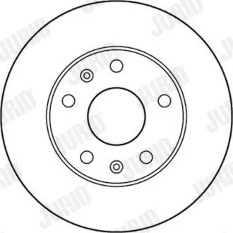 Тормозной диск передний LandRover Freelander I (1998->) Jurid 562153JC