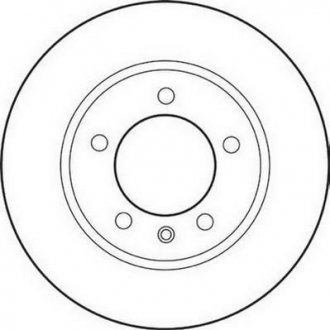 Тормозной диск задний Renault Master / Opel Movano / Nissan InterStar / Saab 9-3 Jurid 562164JC (фото 1)