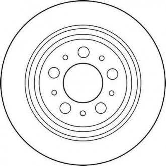 Тормозной диск задний Volvo S60, S70, S80, V70, V70, XC Jurid 562174JC (фото 1)