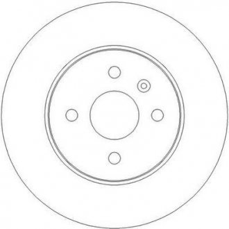 Тормозной диск задний Opel Astra H, Combo, Meriva Jurid 562254JC (фото 1)