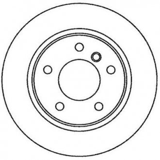 Тормозной диск задний BMW 1-Series Jurid 562259JC (фото 1)