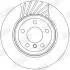 Тормозной диск задний BMW X3 (E83) Jurid 562327JC (фото 2)