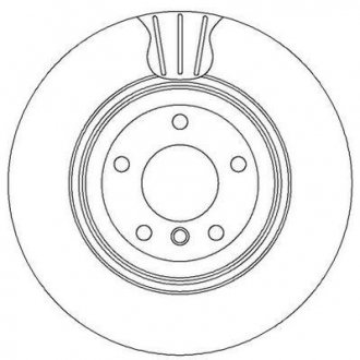 Тормозной диск задний BMW 3-Series / X1 Jurid 562334JC (фото 1)