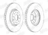 Тормозной диск передний Audi A3, TT / Seat Leon / VW Golf, Passat, Skoda, Octavia Jurid 562387JC1 (фото 2)