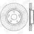 Тормозной диск передний Toyota Auris, Avensis, Corolla Verso Jurid 562430JC (фото 2)