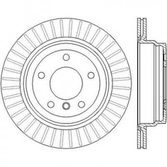 Тормозной диск задний BMW 1-Series, 3- Series, X1 (2006->) Jurid 562442JC