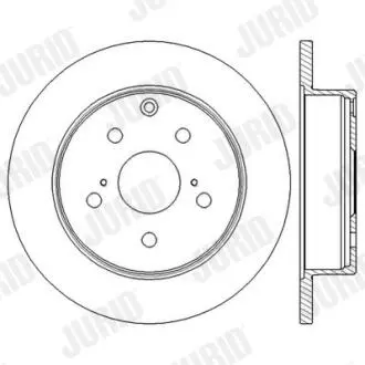 Тормозной диск задний Toyota Mark X, RAV-4 III, IV / Lexus HS Jurid 562601JC