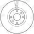 Тормозной диск передний Opel Mokka / Peugeot 2008, 208, 3008, 308, 5008 / Citroen C4 / DS 3, 4, 5 Jurid 562641JC (фото 2)