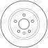 Тормозной диск задний Opel Astra J, Mokka / Cherrolet Cruze, Aveo, Trax Jurid 562651JC (фото 2)