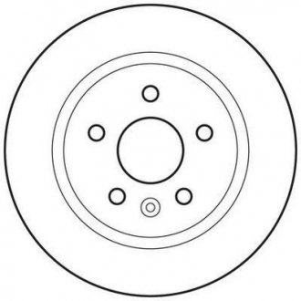 Тормозной диск задний Opel Astra J, Mokka / Cherrolet Cruze, Aveo, Trax Jurid 562651JC (фото 1)