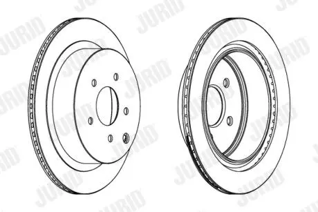 Тормозной диск задний Nissan Murano I, II / Infiniti Jurid 562871JC