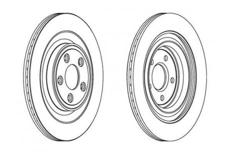 Гальмівний диск Jurid 563027JC (фото 1)