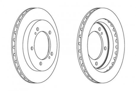 Тормозной диск Jurid 563049JC