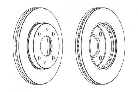 Гальмівний диск Jurid 563083JC