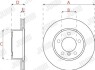 Тормозной диск передний BMW 1 (F20, F21), 2 (F23, F22, F87) Jurid 563322JC (фото 2)