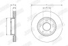 Гальмівний диск передній HYUNDAI SONATA Jurid 563576JC (фото 3)