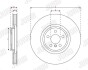 Тормозной диск передний правый BMW 1-Series, 2-Series, X1, X2 / Mini Jurid 563669JC1 (фото 3)