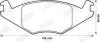 Тормозные колодки передние VW Golf, Jetta, Polo / Seat Cordoba, Ibiza Jurid 571315J (фото 2)