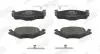 Гальмівні колодки передні VW Caddy, Golf 1-3, Jetta, Passat / Seat Cordoba, Ibiza, Inca, Toledo Jurid 571317J (фото 1)