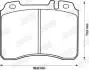 Тормозные колодки передние Mercedes 124, 190, C-Class, CLK, E-Class, SL, SLK Jurid 571413J (фото 2)