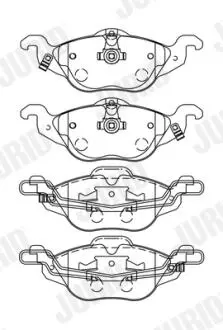 Тормозные колодки передние Opel Astra Jurid 571968J