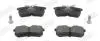 Тормозные колодки задние Ford Fiesta V, Fiesta VI, Focus I Jurid 571998J (фото 1)