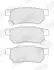 Гальмівні колодки задні Honda Accord, Civic, Prelude, CRX / Rover / MG Jurid 572136J (фото 2)