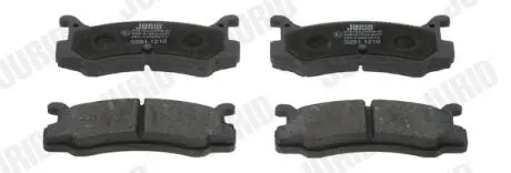 Тормозные колодки задние DAIHATSU CHARADE, GRAN MOVE/ MAZDA 323, MX-3/ MERCURY CAPRI Jurid 572162J