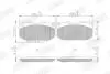 Тормозные колодки передние SUBARU IMPREZA/ NISSAN SILVIA, FAIRLADY Z, SKYLINE Jurid 572252J (фото 2)