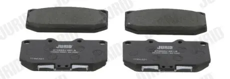 Тормозные колодки передние SUBARU IMPREZA/ NISSAN SILVIA, FAIRLADY Z, SKYLINE Jurid 572252J