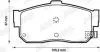 Тормозные колодки задние Nissan Almera, 100NX, Primera, Sunny, Maxima Jurid 572376J (фото 2)