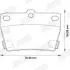 Тормозные колодки задние Toyota RAV-4 II Jurid 572488J (фото 2)