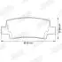 Гальмівні колодки задні Toyota Corolla (2001->) Jurid 572492J (фото 2)