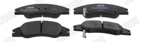Гальмівні колодки, дискове гальмо (набір) Jurid 572585J