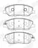 Гальмівні колодки передні Hyundai Genesis, Santa Fe/ KIA Sorento / SsangYong Korando, Actyon Jurid 572607J (фото 1)