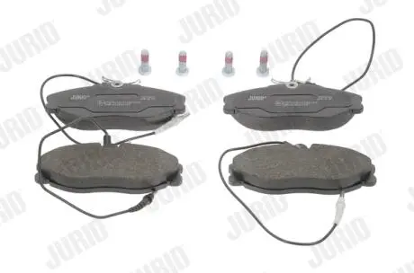 Гальмівні колодки, дискове гальмо (набір) Jurid 573000J